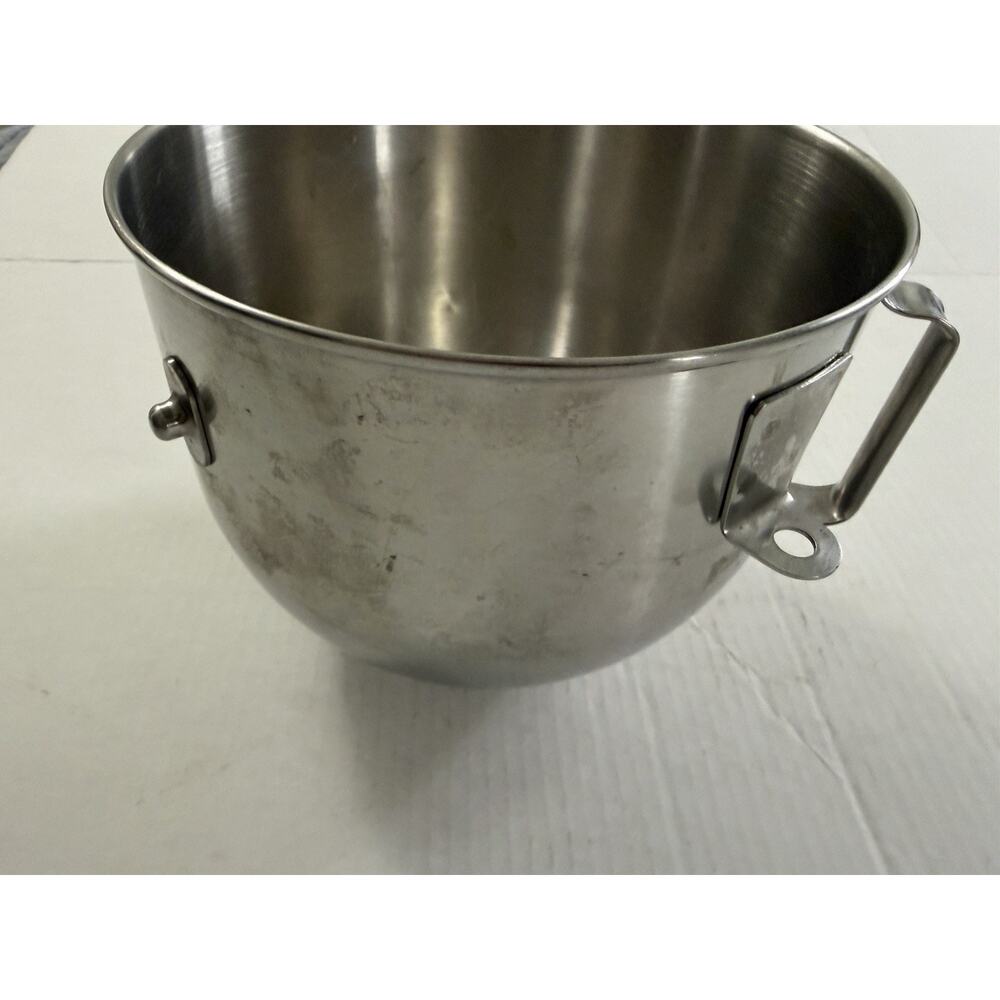 Lot Of 4 Unbranded 5 Quart Stainless Kitchen Aid Style Mixing Bowls - Picture 7 of 10